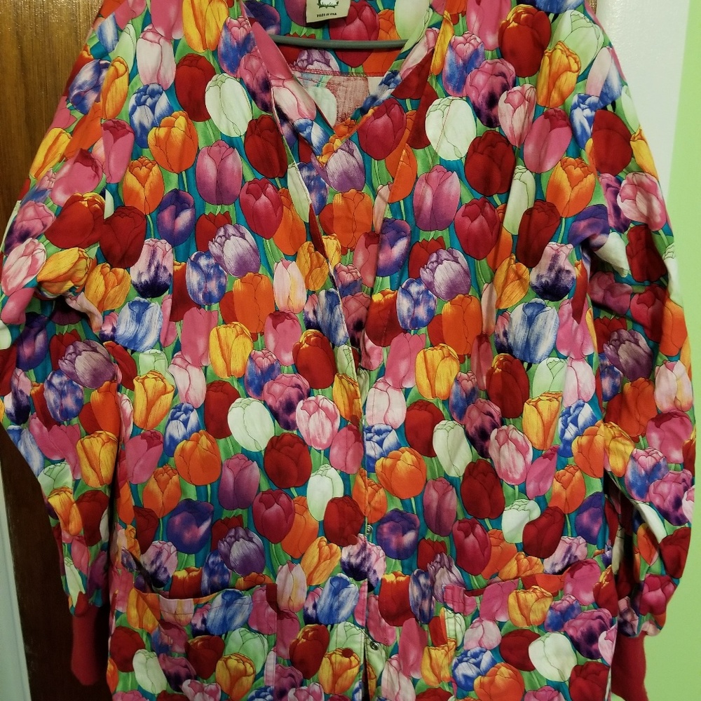 Scrub top and jacket